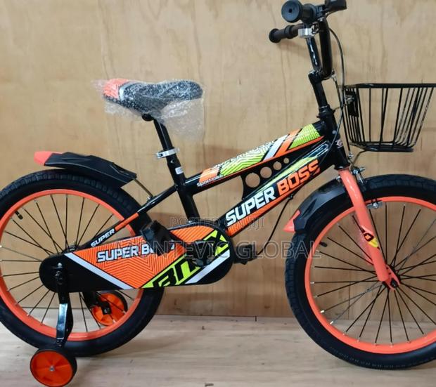 Super Boss Kids Bike Size 20 Orange