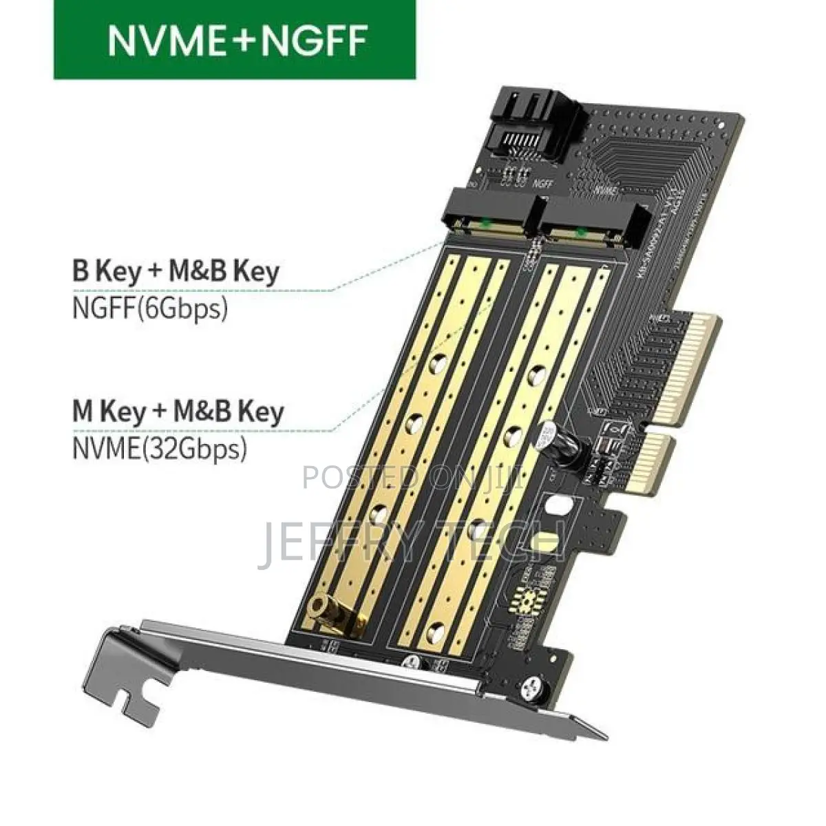 M.2 Nvme to Pci-E3.0 Express Card With M.2 Sata