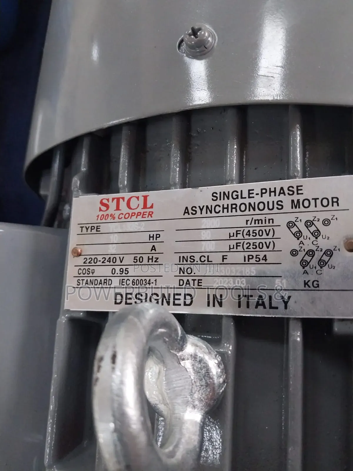 STCL 10hp Single Phase Motor 2900rpm
