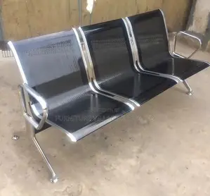 Benches: Three-Person Visitor Lobby Bench With Armrests