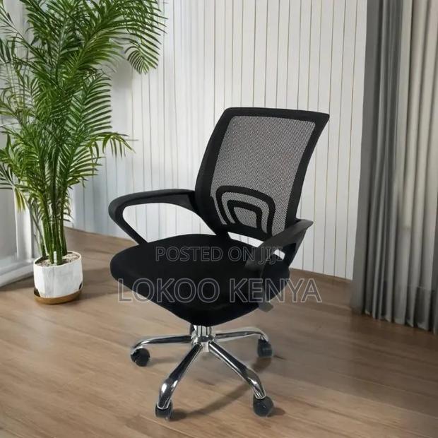 Office Chair: Protask Black Office Chair - thumbnail 3