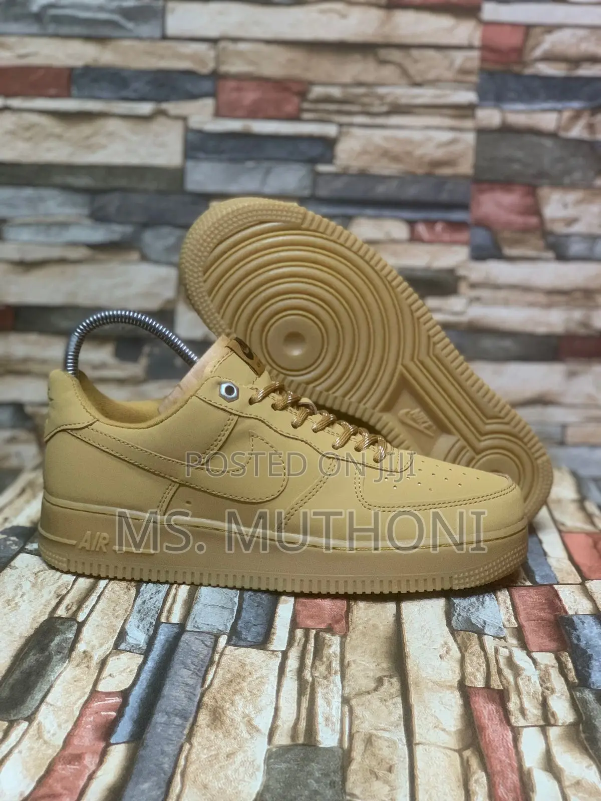 Nike Airforce Flax Gum Light Brown Size 40-45