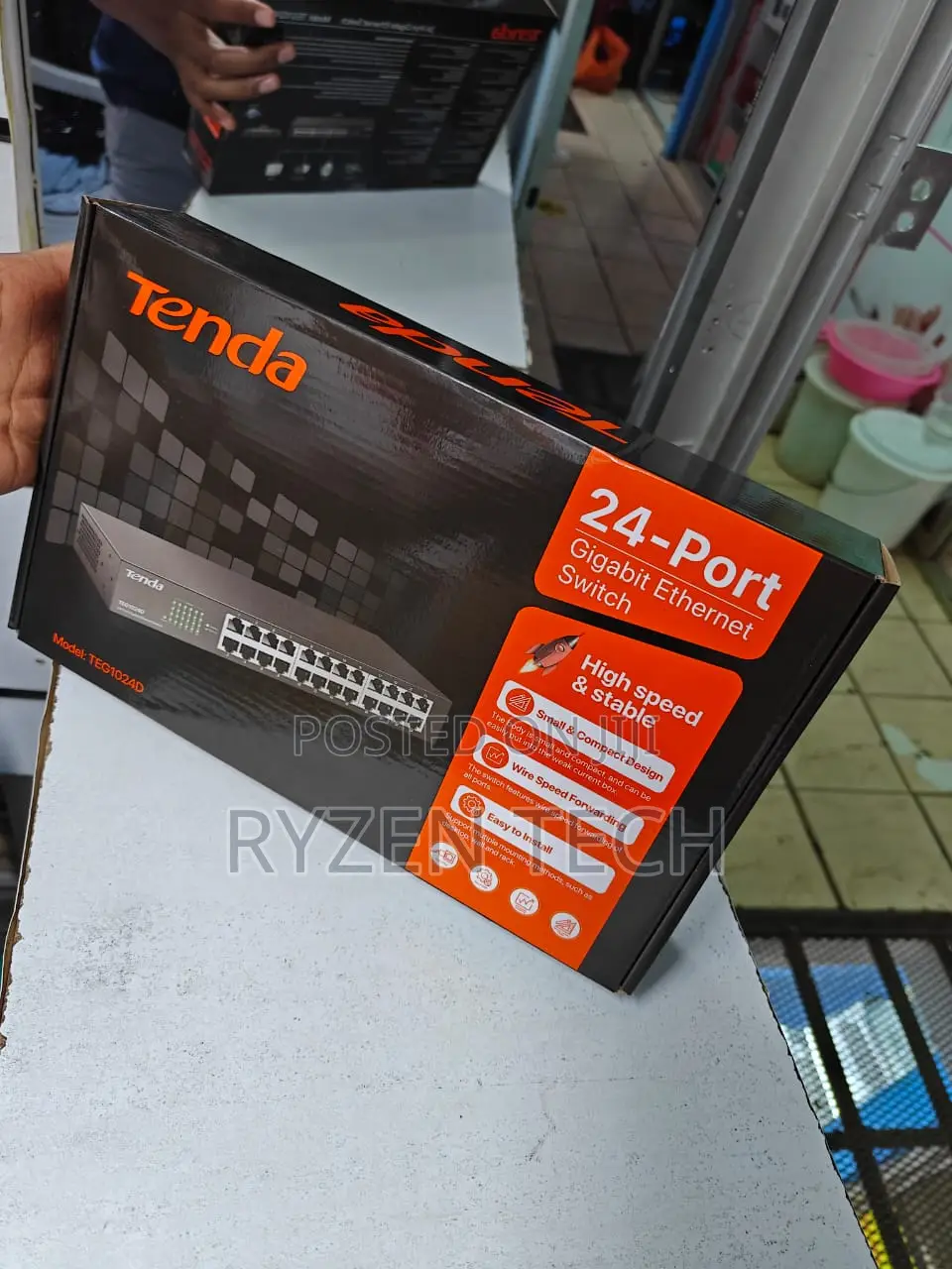 Tenda 24 Port Gigabit Switch Teg1024d