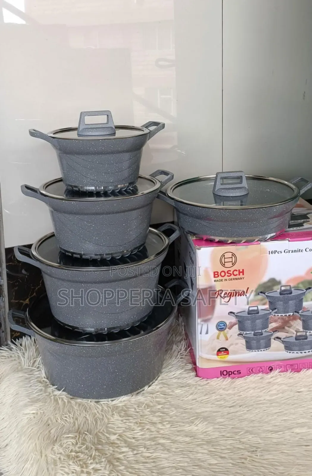 Bosch Cookware- 10 PCS Grey