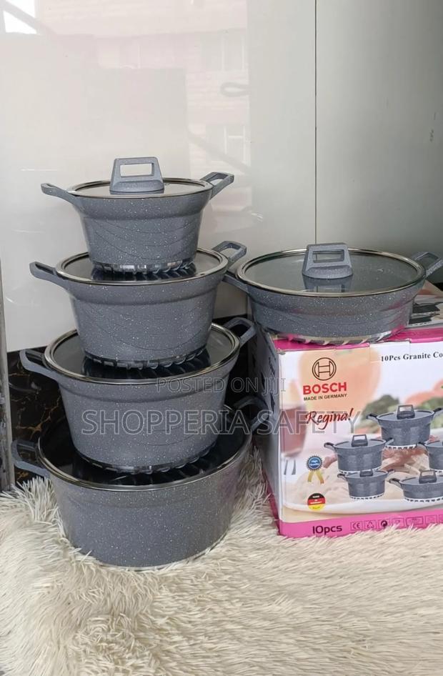 Bosch Cookware- 10 PCS Grey - main view