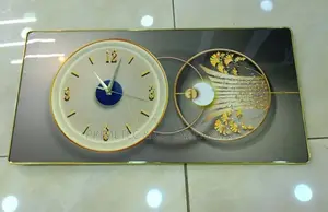 Crystal Porcelain Decorative Painting With Clock