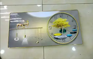 Crystal Porcelain Decorative Painting With Clock