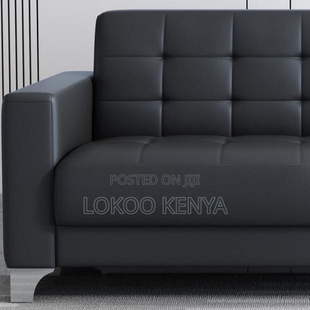 Office Sofa : Black Reception/Lounge Office Sofa - thumbnail 4