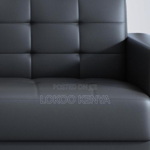 Office Sofa : Black Reception/Lounge Office Sofa - thumbnail 6
