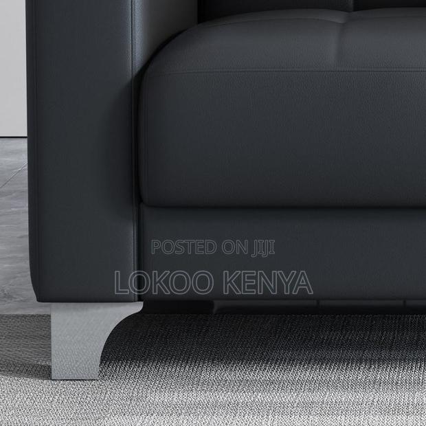 Office Sofa : Black Reception/Lounge Office Sofa - thumbnail 8