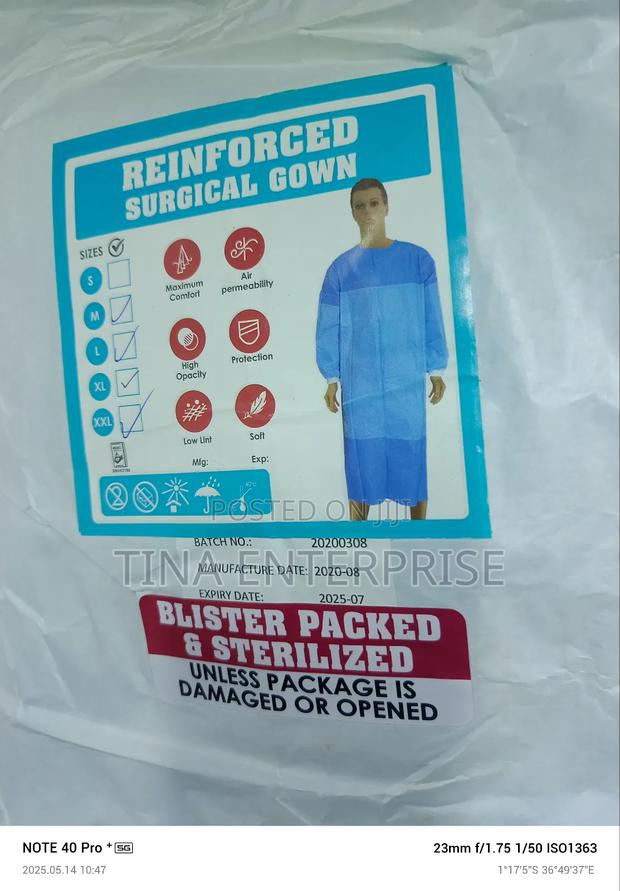 Rein-forced Surgical Gowns