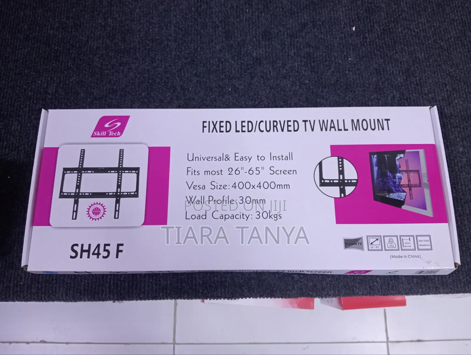 Skilltech Sh 45 Wall Mount 26" to 65" Fixed Wall Mount