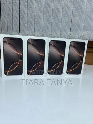 New Apple iPhone 16 Pro Max 256 GB Black