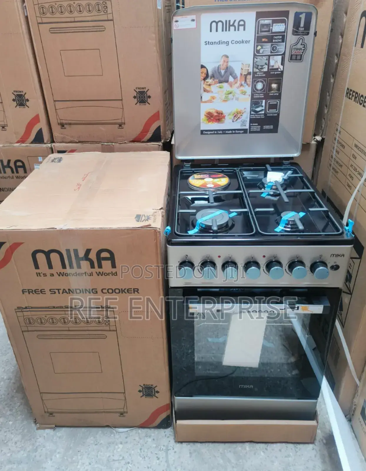 New 3+1 50*60 Standing Cooker Mika