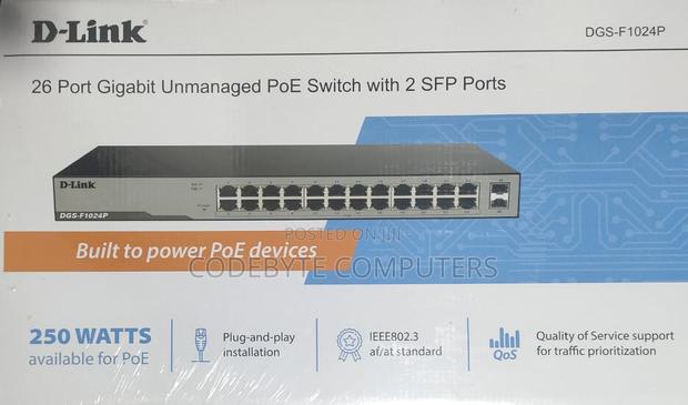 Dgs-f1024p D-link 24-port Gigabit Unmanaged Poe Switch