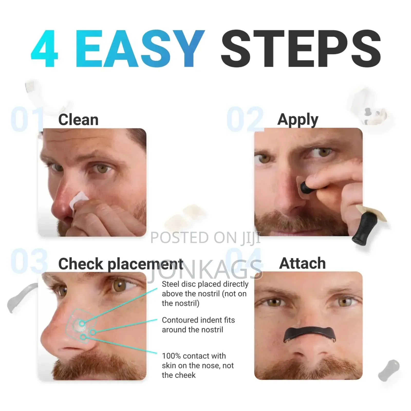 Magnetic Nose Strip Pack