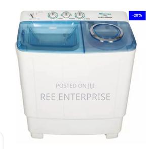Efficient 7.5kg Twin Tub Washing Machine Top Load Hisense - thumbnail 2