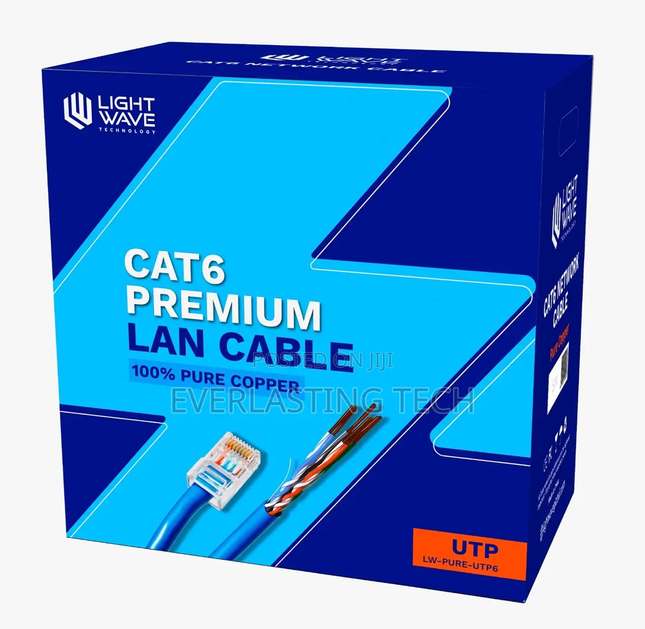 Light Wave Cat 6 Utp 305m Pure Copper Roll Network Cable
