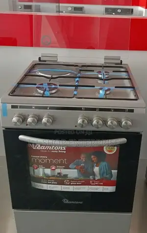 Cooker##Ramtons 3g+1e 60x60 Silver Cooker - Rc/606