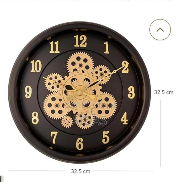 32 Cm Moving Gear Wall Clock - thumbnail 2