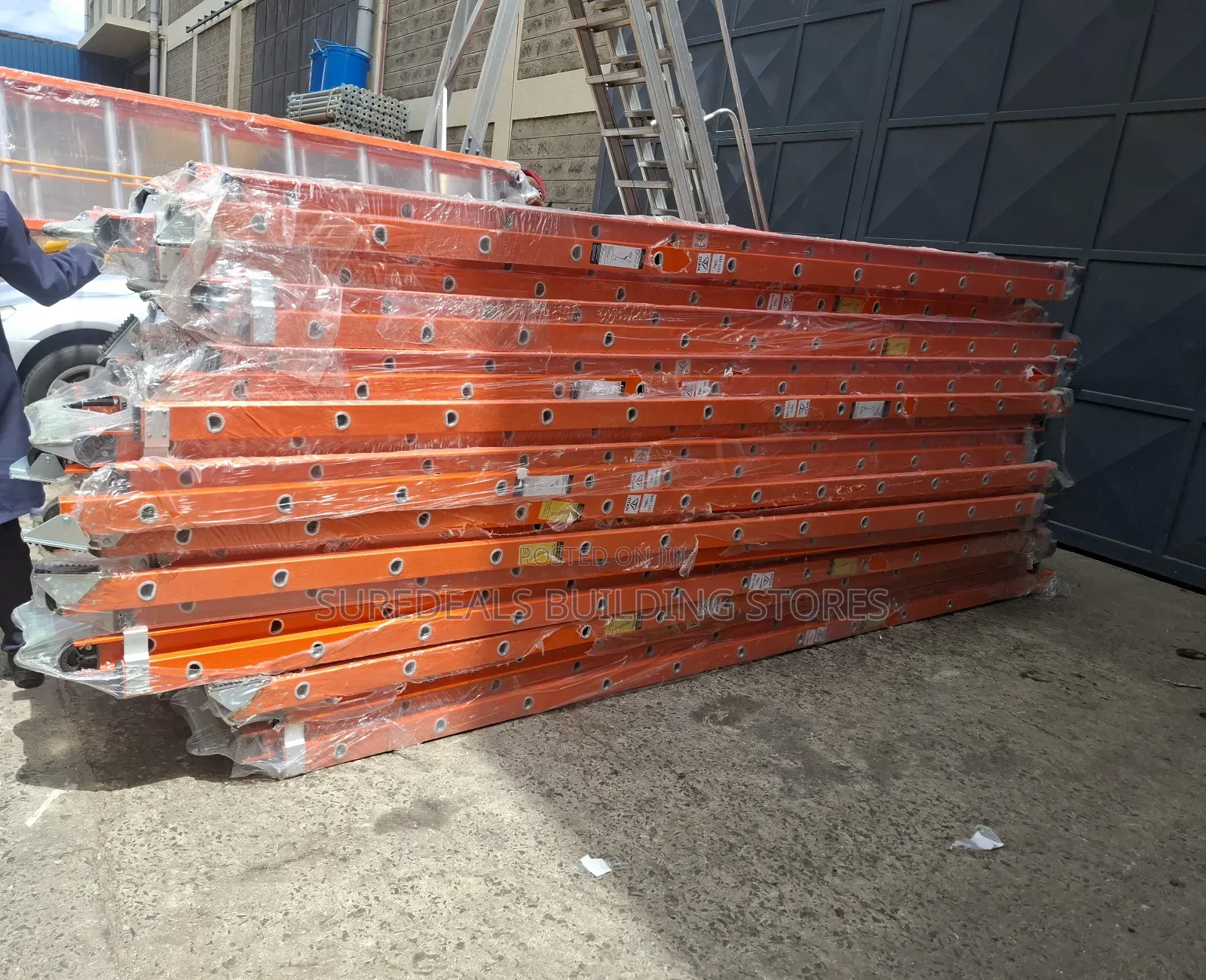 Fibreglass Extention Ladder 2*12(24ft)