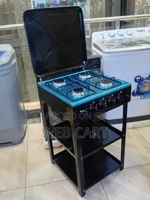 Ramtons 4-Burner Gas Cooker With Stand
