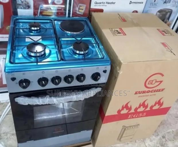 Eurochef 4 Gas(1wok) +2 Electric Plate Cooker,90”60