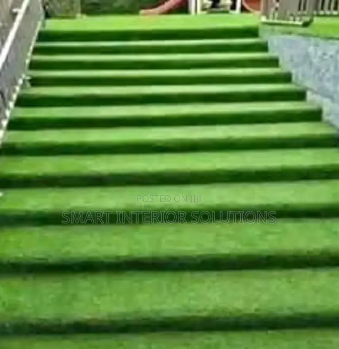 Staircase Quality Artificial Green Grass Carpets– Tsavo Road