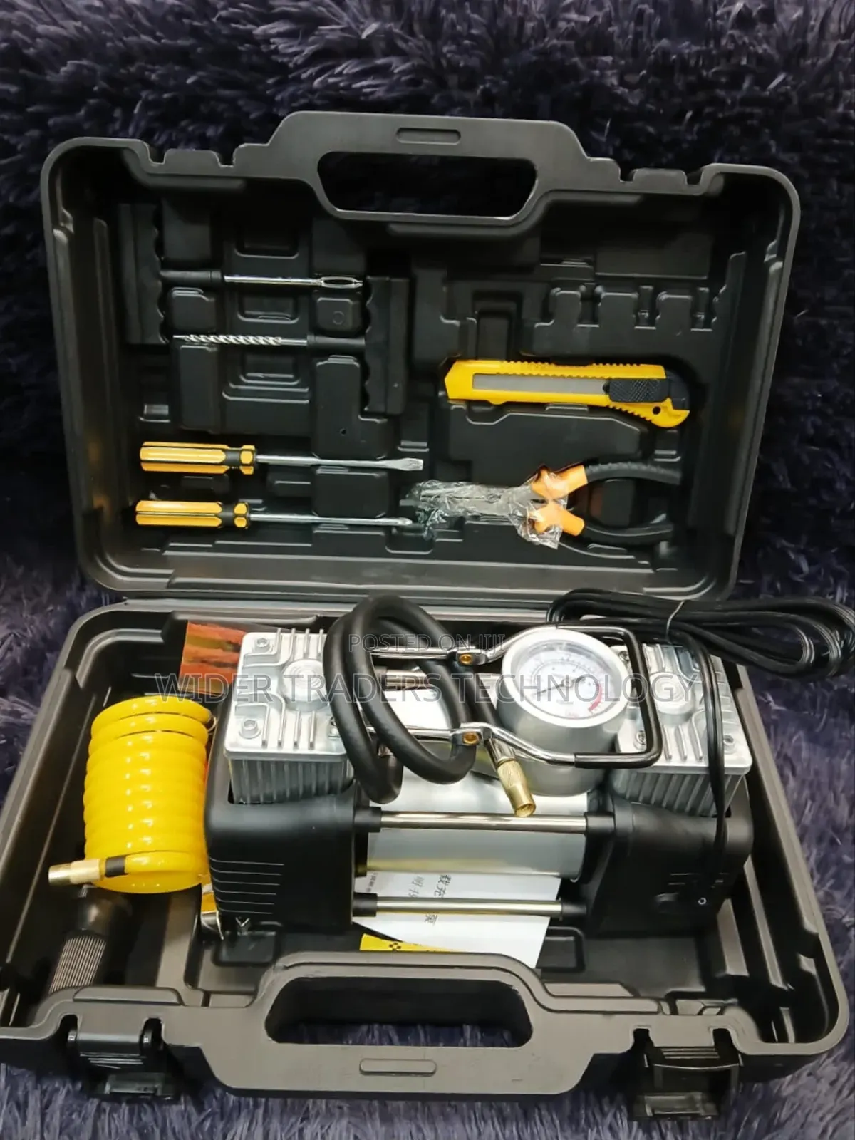 Air Compressor With Tools