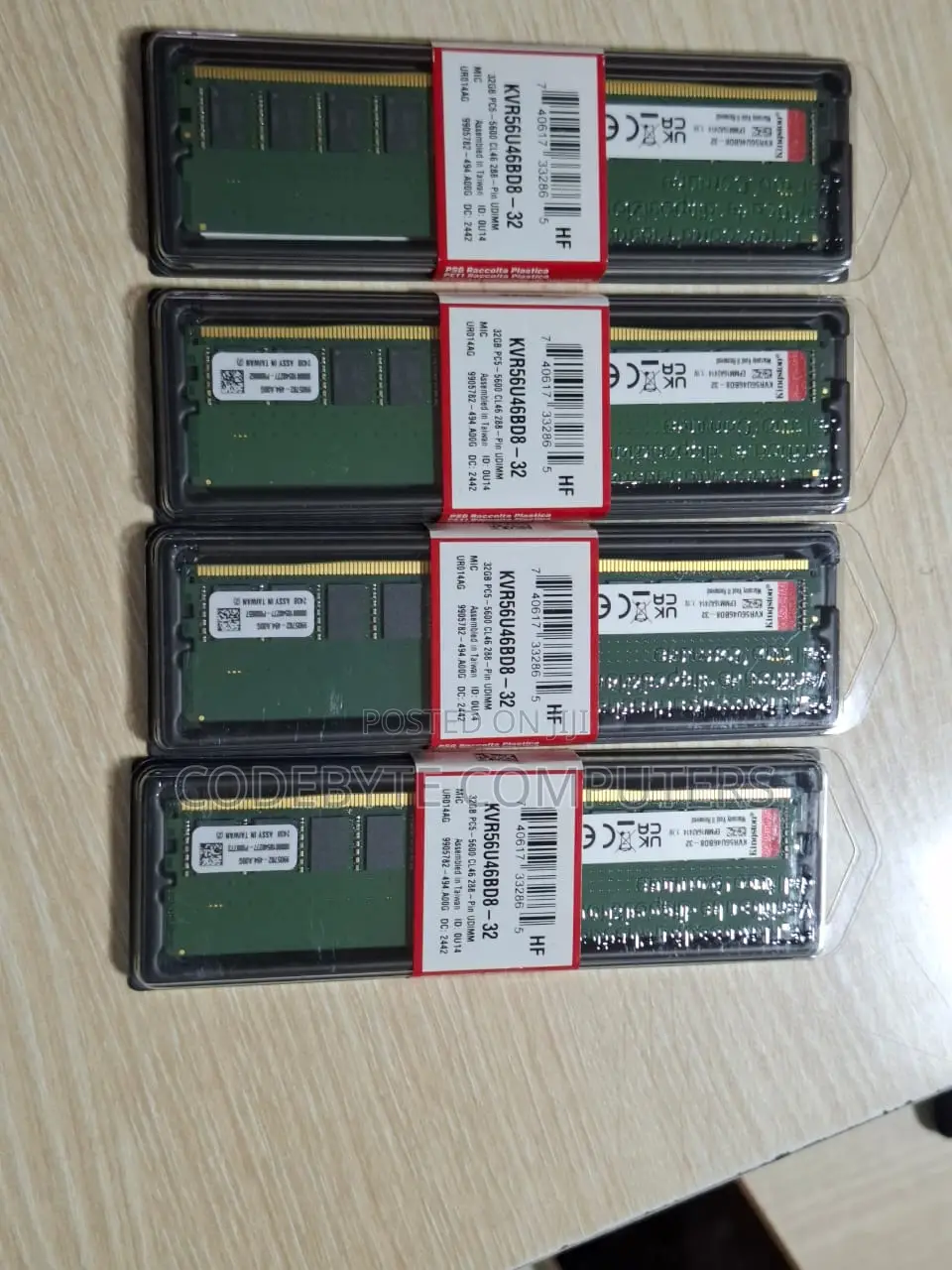 Kingston Desktop Ram Ddr5 32gb