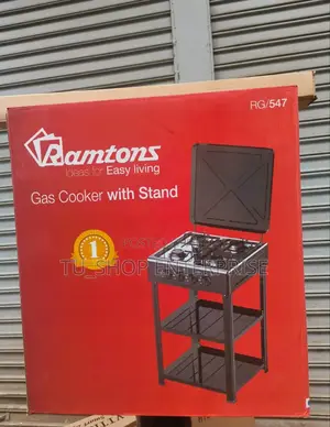 Ramtons 4 Burner Standing Cooker With Shelf