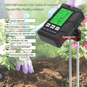 New Soil Tester 6 In 1, Ph,Fertility,Moisture