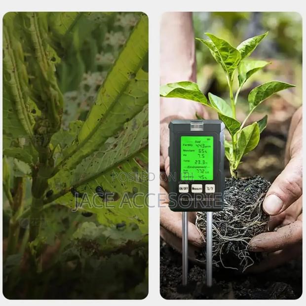 New Soil Tester 6 In 1, Ph,Fertility,Moisture - thumbnail 4