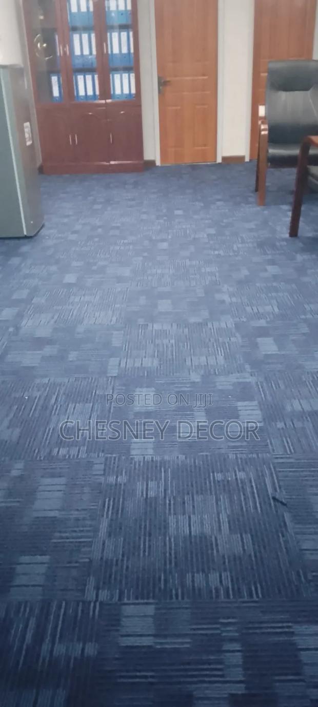 Blue 5mm Carpet Tiles - main view