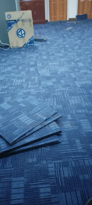 Installing Office Carpet Tiles