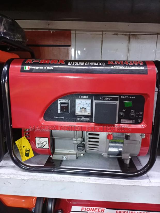 Long Lasting 1.2kva Kmax Petrol Generator - main view