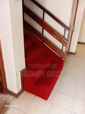 Well Fitted Finishings Red Wall To Wall Carpet