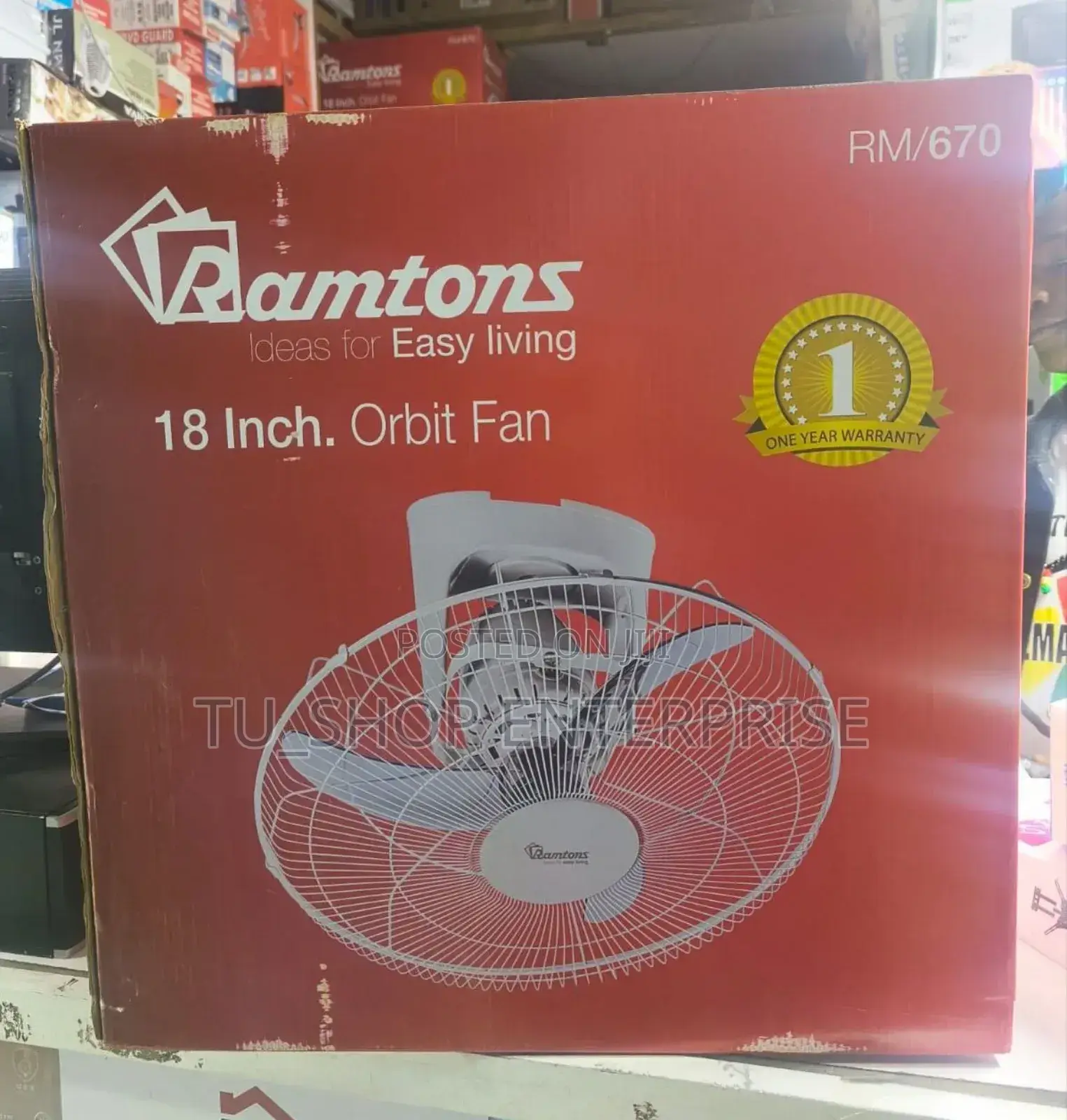 Orbit Fan ! Ramtons 18 Inches Orbit Fan