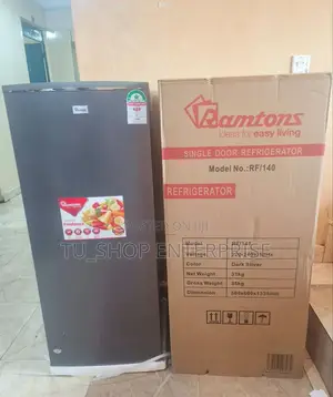 Fridge-Silver!!Ramtons Rf/140-Single Door 180lt