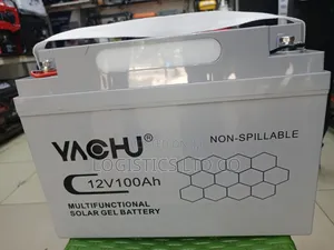 Yachu 100ah Solar Battery / Inbuilt Controller and Inverter