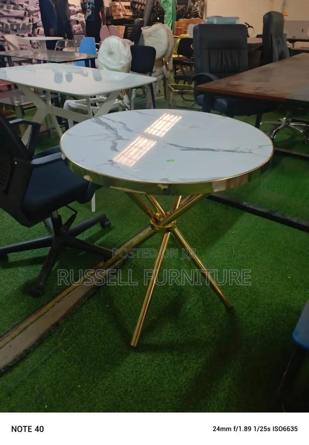 Imported White Gold Table - main view