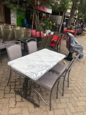Grey Set Chairs And Table