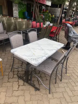 Grey Set Chairs And Table