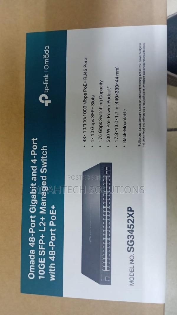 Tp-Link 48port Gigabit Smart Managed Switch Tl-Sg3452xp - main view