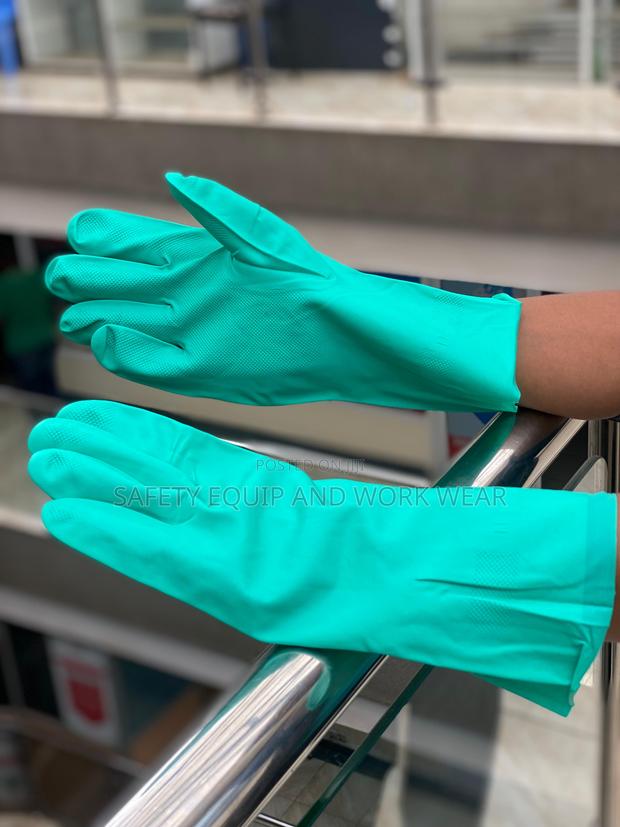 Nitrile Glove Chemical Resistant For Janitorial Work