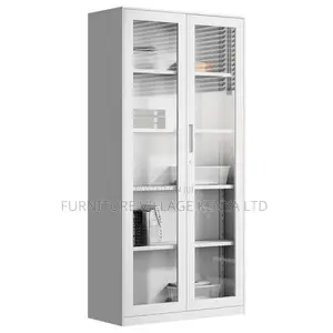Cabinets:Two-Door Glass Office Filing and Display Cabinet