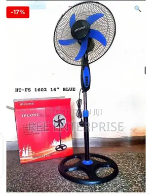 Adjustable Height and Tilt 18 Inches Ipcone Standing Fan