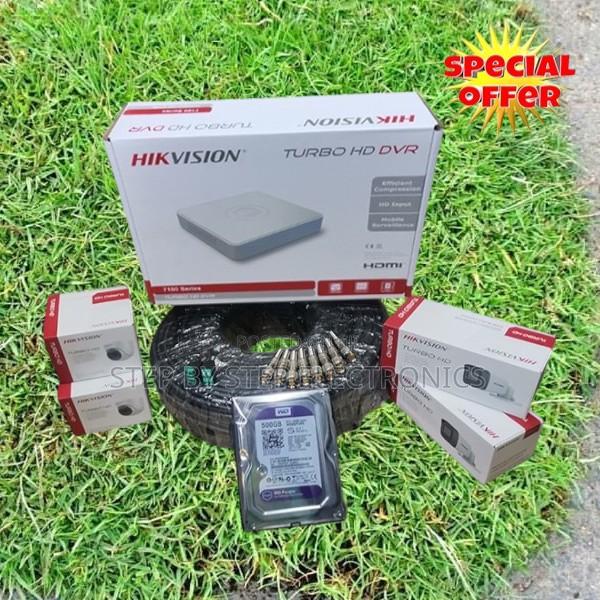 Quality Performance 4 Hikvision CCTV Camera Full System Kit - main view