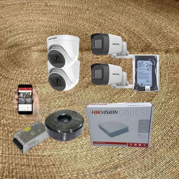Remotely Monitored 4 Hikvision 2mp CCTV Cameras System Kit - main view