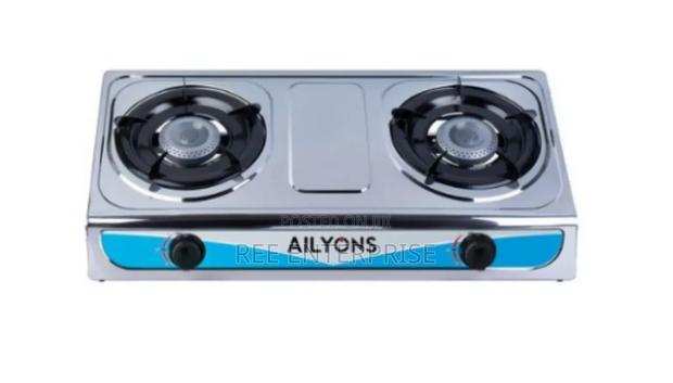 Efficient 2 Burner Stainless Steel Gas Stove Cooker - main view
